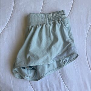 lululemon athletica Light Blue Athletic Shorts